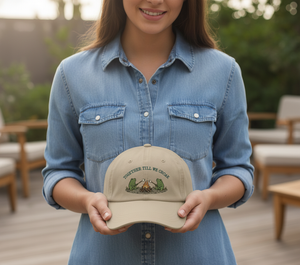 Together Till We Croak Frog Campfire Embroidered Hat Emh - 4