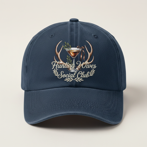 Hunting Wives Social Club Antler Martini Embroidered Hat, Country Women'S Fashion - 1