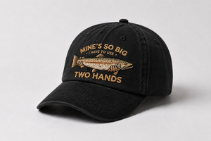 Mine'S So Big Funny Fishing Custom Name Hat, Trout Fly Fishing Cap Gift - 2
