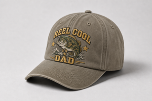 Vintage Fishing Dad Hat Reel Cool Dad Cap Bass Fisherman Gift - 7