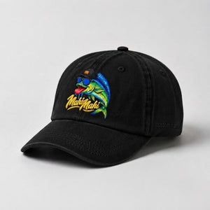 Mahi Mahi Hat Custom Name Embroidered Fishing Cap, Offshore Angler Hat - 2
