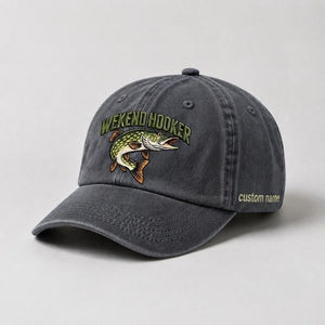 Weekend Hooker Hat Custom Name Pike Embroidered Hat - 1