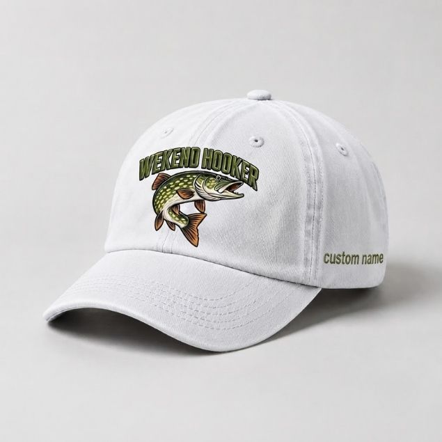 Weekend Hooker Hat Custom Name Pike Embroidered Hat