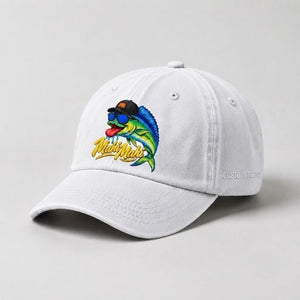 Mahi Mahi Hat Custom Name Embroidered Fishing Cap, Offshore Angler Hat - 4