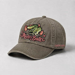 Master Baiter Hat Catfish Fishing Custom Name Embroidered For Women - 6