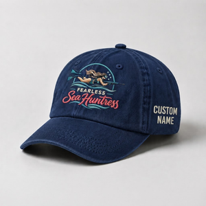 Spearfishing hats for Women, Scuba diver baseball cap Personalized vintage washed cap, Custom embroidered hat, Outdoor diving gift - 3