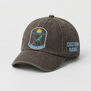 Spearfishing Hats For Women, Custom Saltwater Sister Hat, Personalized Diving Gift, Embroidered Ocean Cap, Scuba Diver Merch - 5