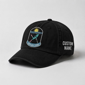 Spearfishing Hats For Women, Custom Saltwater Sister Hat, Personalized Diving Gift, Embroidered Ocean Cap, Scuba Diver Merch - 2